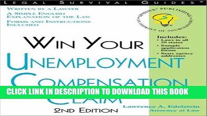 [PDF] Win Your Unemployment Compensation Claim (Legal Survival Guides) [Online Books]