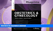 FAVORITE BOOK  Blueprints Obstetrics and Gynecology (Blueprints Series) FULL ONLINE