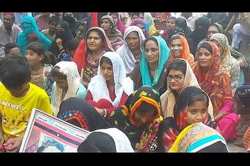 Ayaz Latif Palijo Leading QAT's Hunger Strike at Hyderabad Press Club against Zulfqarabad (03)