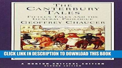 [PDF] The Canterbury Tales: Fifteen Tales and the General Prologue (Norton Critical Editions) Full