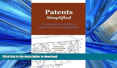 Download Video: FAVORIT BOOK Patents. Simplified.: Entrepreneur s Guide To US Patents And Patent Applications READ