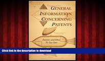FAVORIT BOOK General Information Concerning Patents [Patents and How to Get One: A Practical