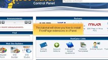 Installing FrontPage Extensions
