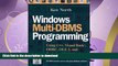 READ  Windows Multi-DBMS Programming: Using C++, Visual Basic?, ODBC, OLE2, and Tools for DBMS