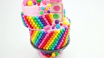 Wacky Rainbow Bubble Gum Cake (Bubblegum Cake) from Cookies Cupcakes and Cardio