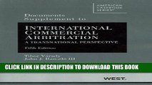 [PDF] Documents Supplement to International Commercial Arbitration, A Transnational Perspective,