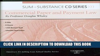 [PDF] Sum and Substance Audio on Commercial Paper and Payment Law [Online Books]