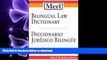 READ ONLINE Merl Bilingual Law Dictionary-Diccionario Juridico Bilingue READ EBOOK