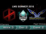 《LOL》2016 LMS 夏季賽 粵語 W3D2 FW vs XG Game 2