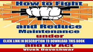 [PDF] How to Fight and Reduce Maintenance under CrPC 125 and DV Act [Online Books]