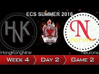 《LOL》2016 ECS 夏季賽 國語 W4D2 HKN vs NEU Game 2