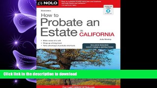 FAVORIT BOOK How to Probate an Estate in California READ EBOOK
