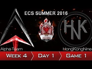 《LOL》2016 ECS 夏季賽 國語 W4D1 AT vs HKN Game 1