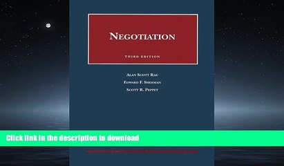 READ PDF Negotiation (University Casebook Series) READ PDF FILE ONLINE