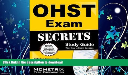 FAVORITE BOOK  OHST Exam Secrets Study Guide: OHST Test Review for the Occupational Health and