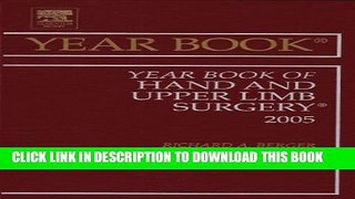 Collection Book Year Book of Hand and Upper Limb Surgery, 1e (Year Books)