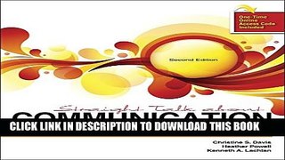 [PDF] Straight Talk About Communication Research Methods Popular Online
