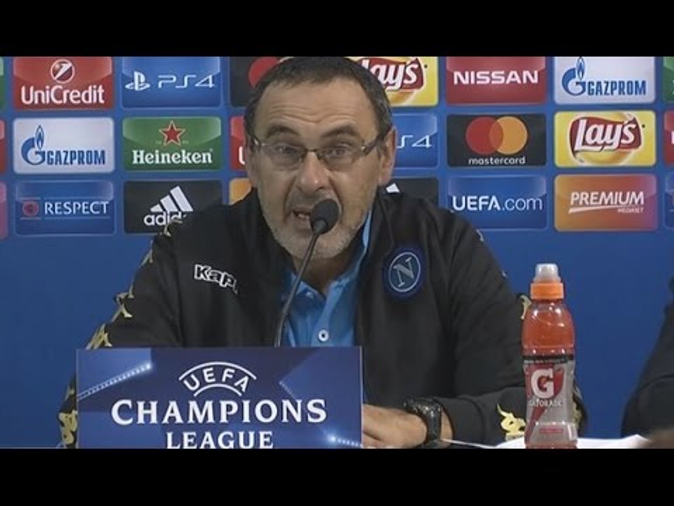Napoli-Benfica 4-2 - Sarri in conferenza stampa (28.09.16)