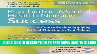 [PDF] Psychiatric Mental Health Nursing Success: A Course Review Applying Critical Thinking to