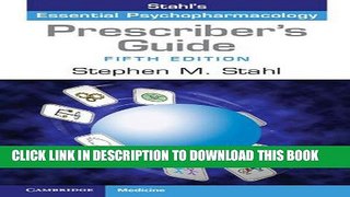 Collection Book Prescriber s Guide: Stahl s Essential Psychopharmacology