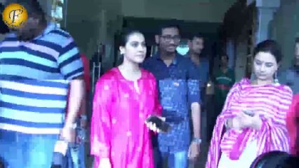 GRAND WELCOMING OF NORTH BOMBAY SARBOJANIN DURGA PUJA  WITH KAJOL