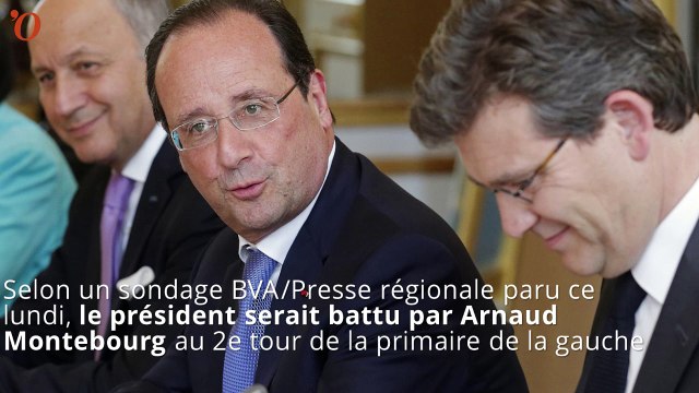 Primaire à gauche : Hollande donné battu dans un sondage
