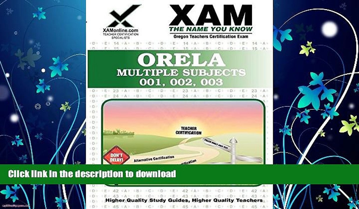 FAVORITE BOOK  ORELA Multiple Subjects 001, 002, 003 Teacher Certification Test Prep Study Guide