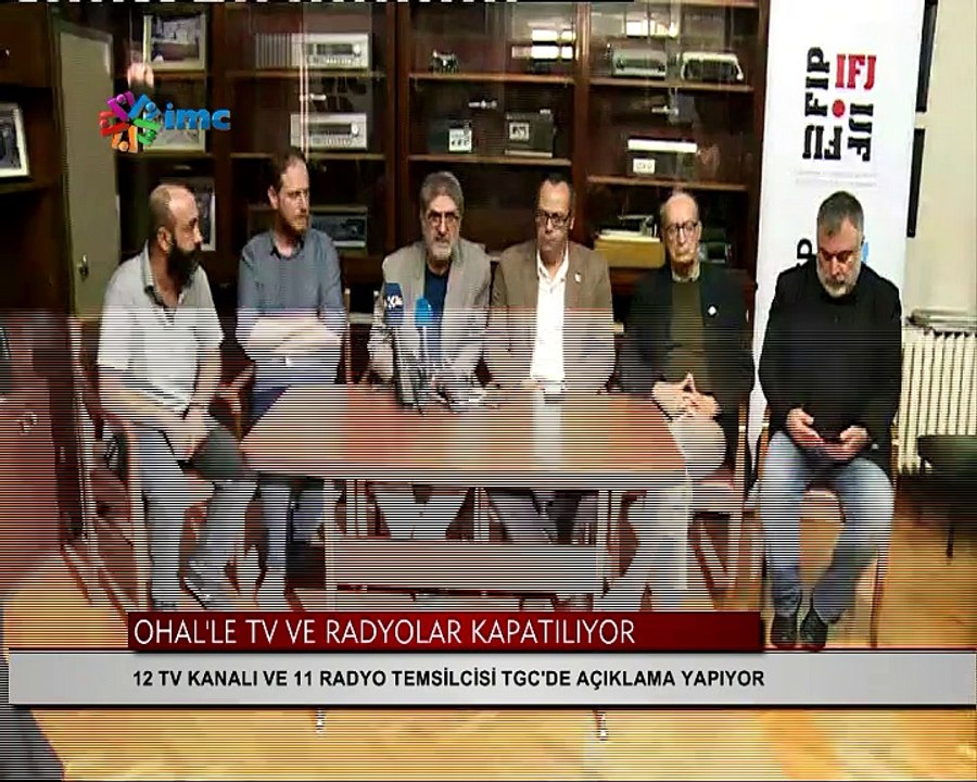 Televizyon, radyo ve basın örgütleri temsilcilerinden çağrı