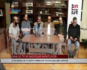 Televizyon, radyo ve basın örgütleri temsilcilerinden çağrı