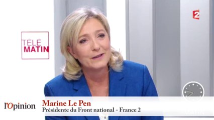 Marine Le Pen - Primaire de la droite: « Ça n’est pas notre affaire »