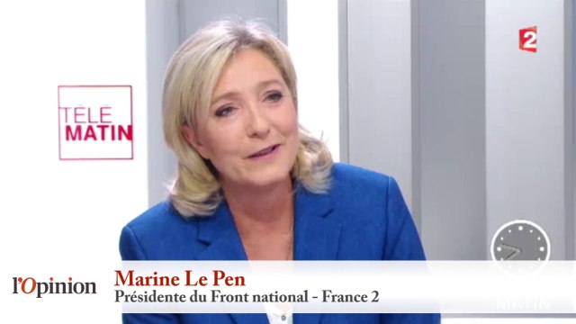 Marine Le Pen - Primaire de la droite: « Ça n’est pas notre affaire »