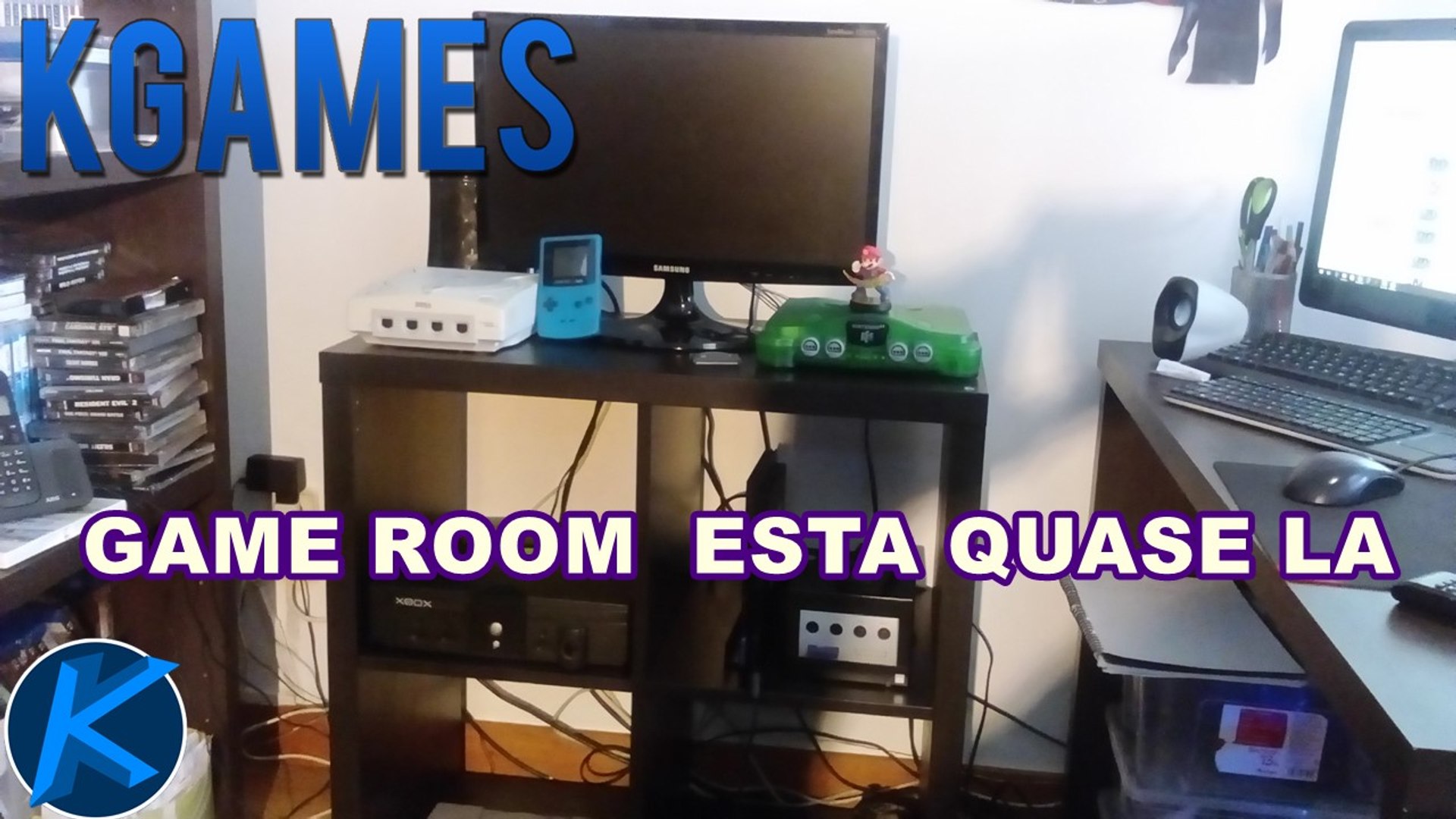 ⁣VLOG - GAME ROOM  ESTA QUASE LA