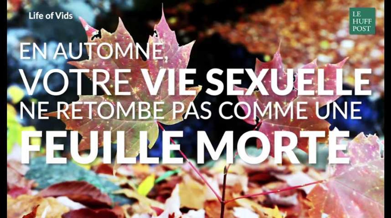 Comment l'automne joue sur votre vie sexuelle