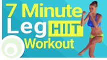 7 Minute Leg Workout to Lose Leg Fat Fast and Tone your Thighs
