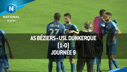 J9 : AS Béziers - USL Dunkerque (1-0), le résumé