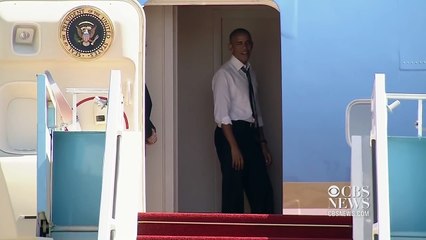 Obama saoulé par Bill Clinton qui met 2h à monter dans l'avion