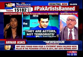 Indian Actress told Arnab Goswami to shut up and left his show