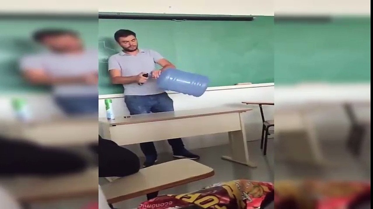 Science Experiment Excites Class