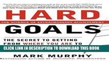 Collection Book Hard Goals : The Secret to Getting from Where You Are to Where You Want to Be