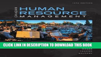 [PDF] Canadian Human Resource Management with Connect Access Card: A Strategic Approach Full