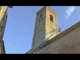 Appignano del Tronto (AP) - Terremoto, messa in sicurezza della chiesa di San Giovanni (01.10.16)