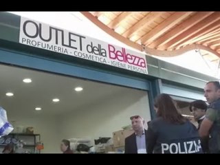 Bari - Box sequestrato al clan Diomede nel mercato di Carassi (28.09.16)
