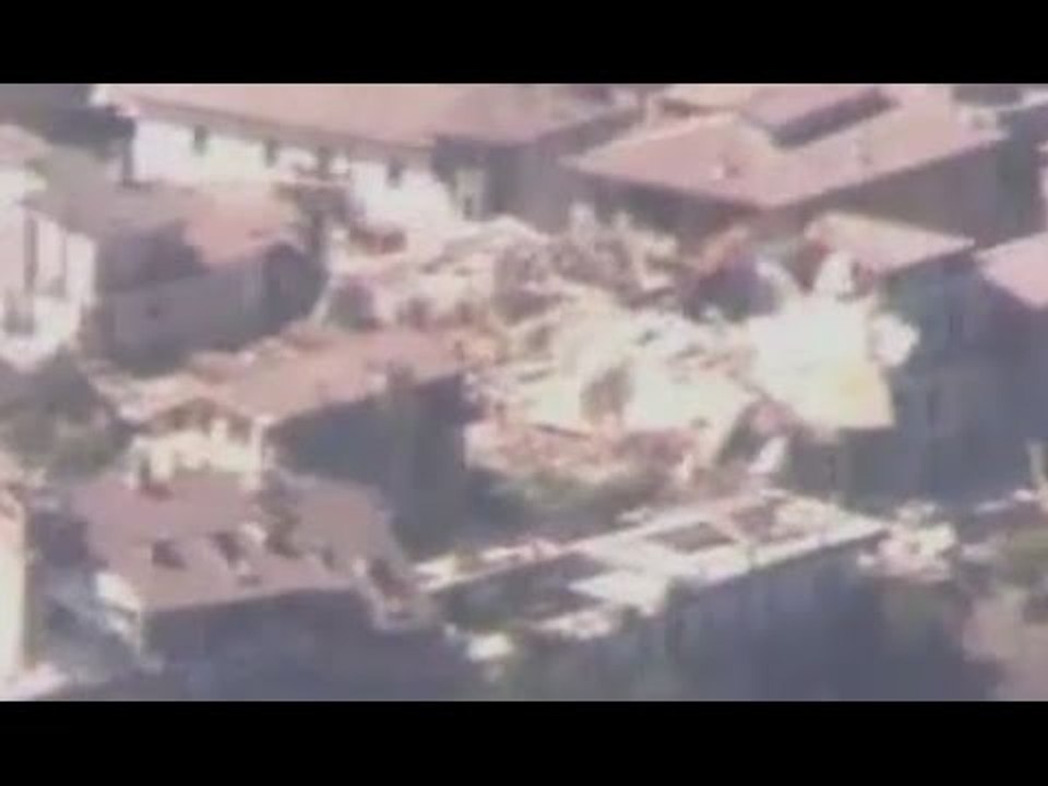 Terremoto nel Centro Italia, le immagini dall'elicottero della Polizia (26.08.16)