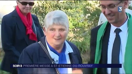 Saint-Etienne-du-Rouvray : forte émotion pour la réouverture de l'église