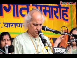 Pt. Jasraj performs at Sankat Mochan Music Festival