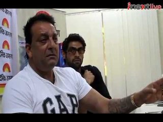 Sanjay Dutt in Lucknow to promote 'Department'