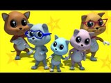 kitten finger family | nursery rhymes farmees | 3d rhymes | kids songs