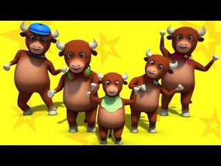 bull finger family | nursery rhymes | kids animal songs | childrens rhymes