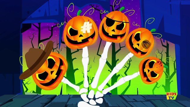scary pumpkin finger family | halloween rhymes | nursery rhymes | kids songs