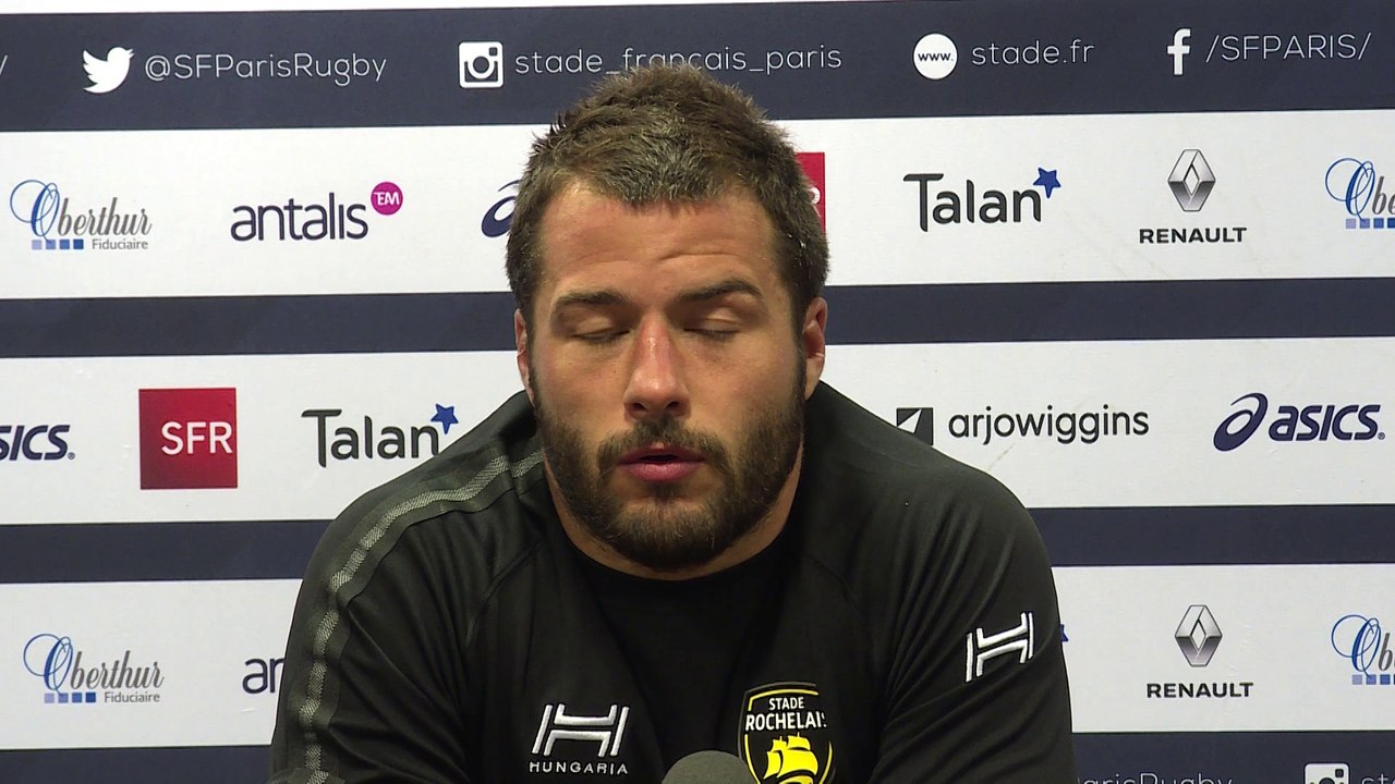 Top 14    Stade Français - Stade Rochelais: réactions de Pierre Aguillon